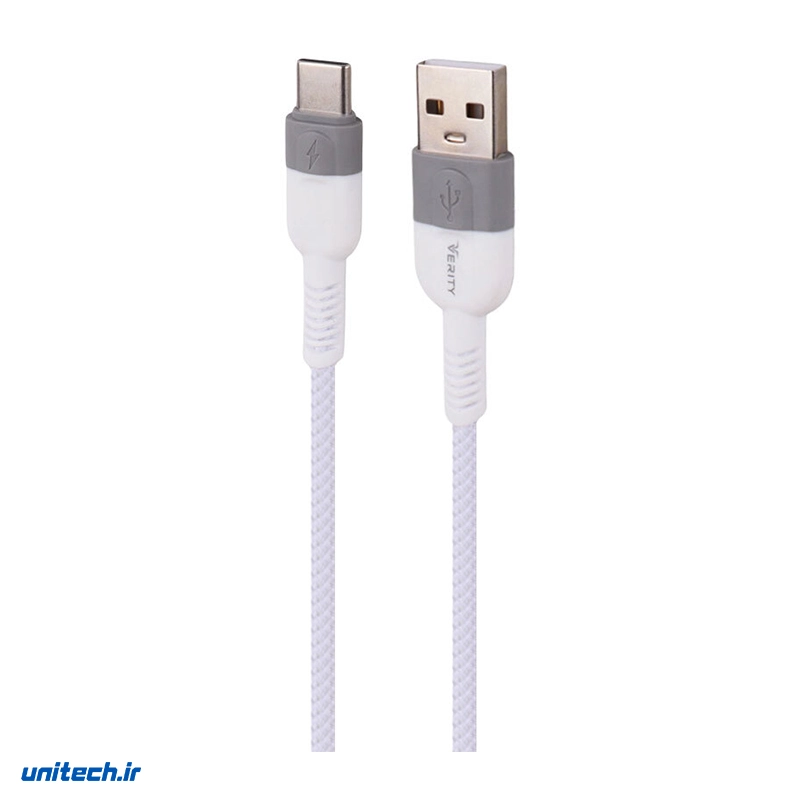 کابل تایپ سی فست شارژ 65 وات وریتی مدل CB3161TW طول 1 متر4
